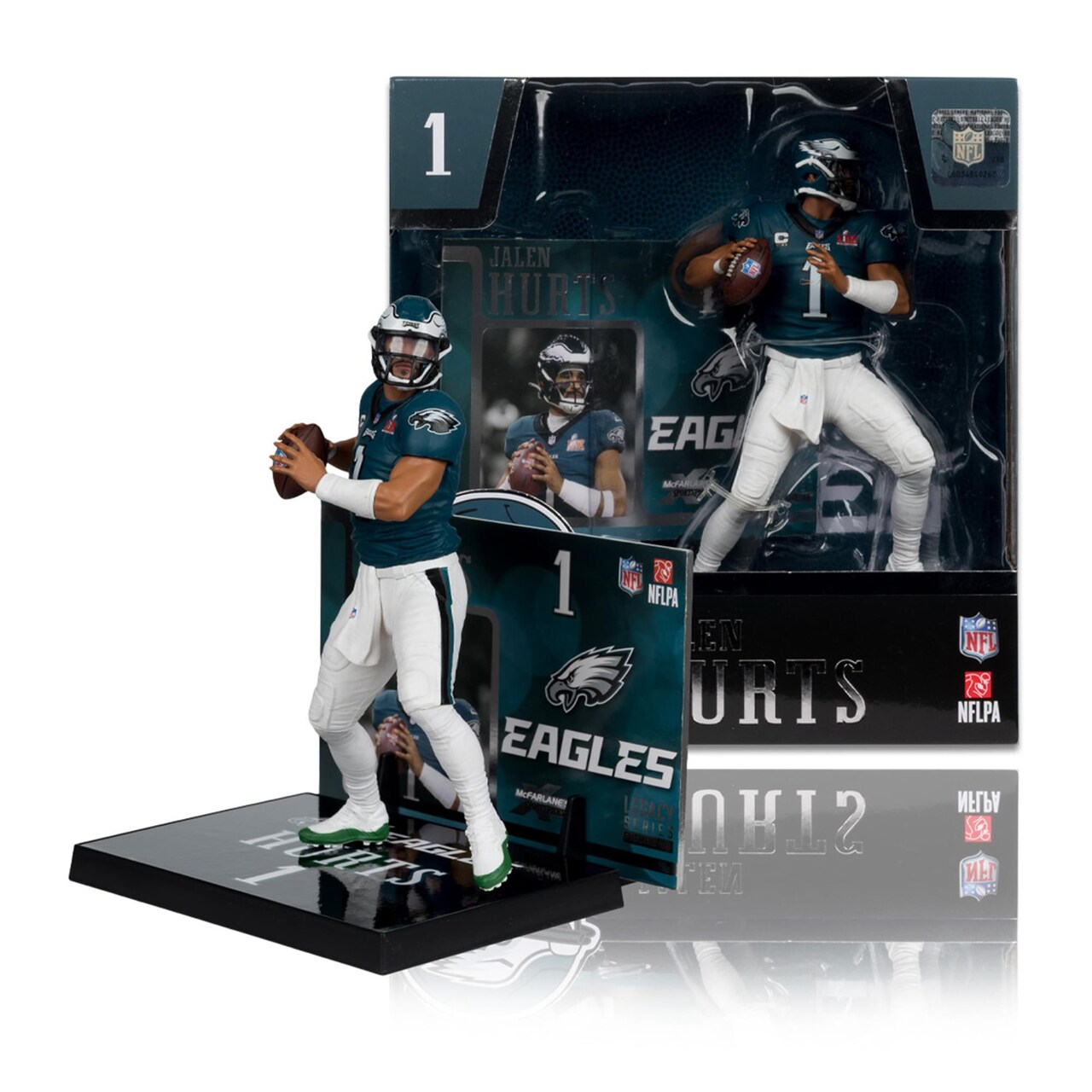 Philadelphia Eagles NFL 7 Inch Posed Figure | Jalen Hurts (Super Bowl Edition)